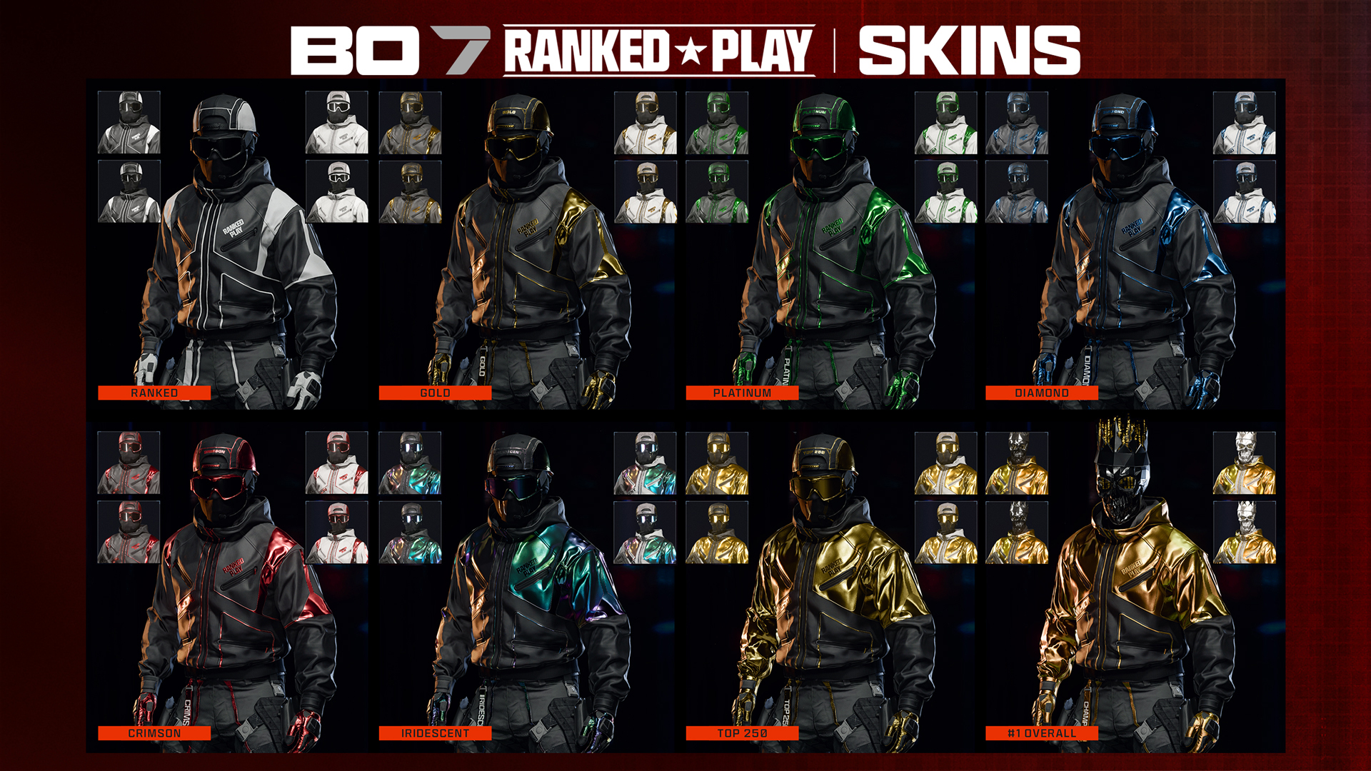 BLACK OPS 7 RANKED PLAY SKINS